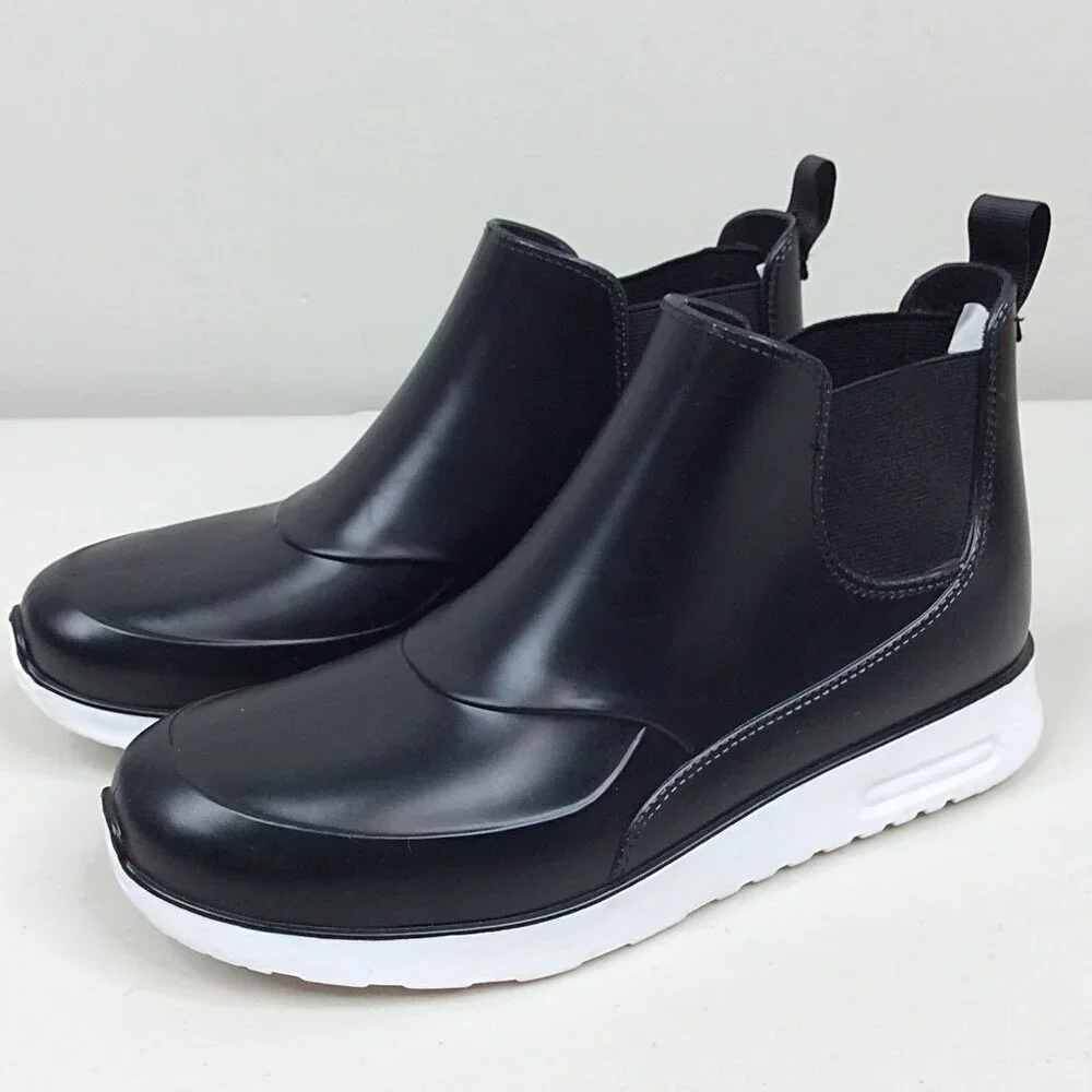 Size 8 Women's‎ Capelli New York Waterproof Rubber Rain Ankle Boots